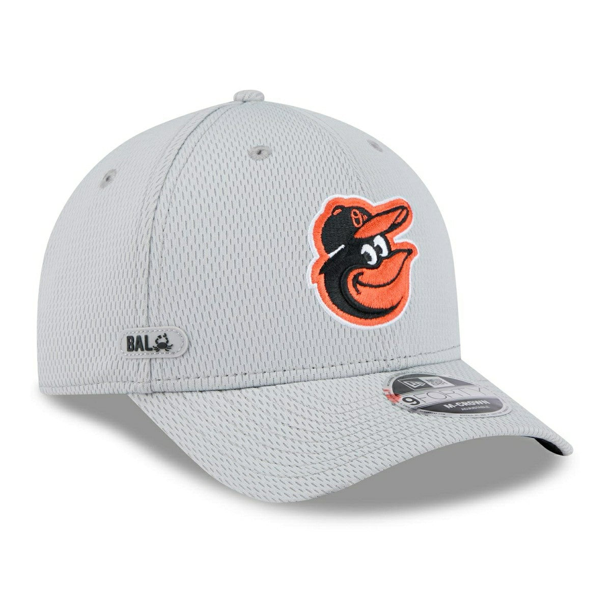 Baltimore Orioles 2025 MLB Clubhouse 9FORTY M-Crown Snapback Cap Gray Taass for sale