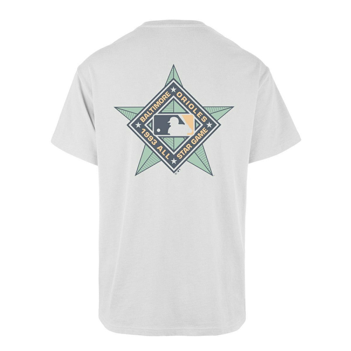 Baltimore Orioles 1993 All Star Game '47 Backer Echo MLB T-Shirt White Lifestyle