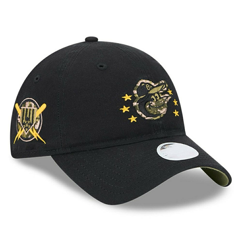 Baltimore Orioles 2024 MLB Armed Forces New Era Women's 9TWENTY Cap Black Taass US