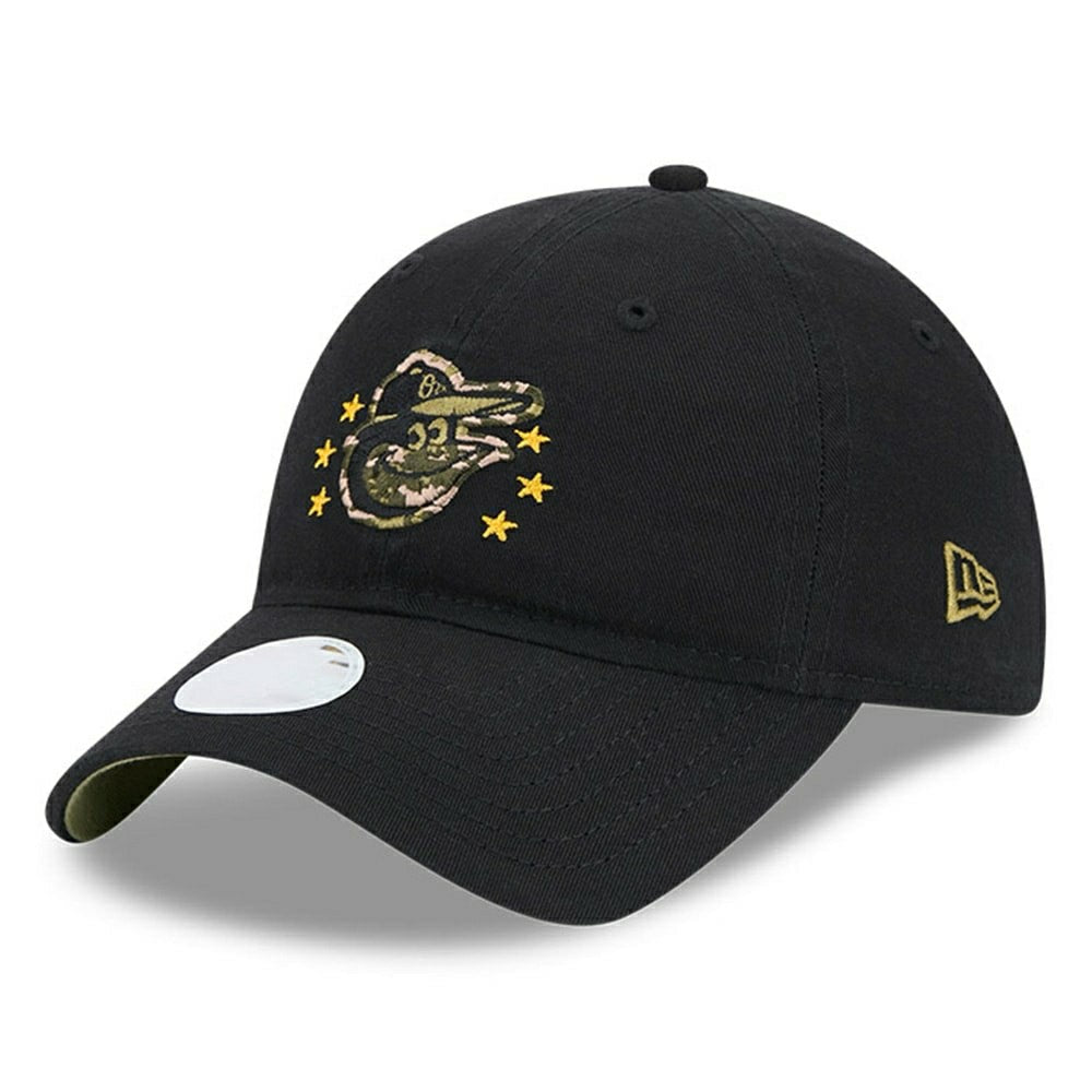 Baltimore Orioles 2024 MLB Armed Forces New Era Women's 9TWENTY Cap Black Taass US