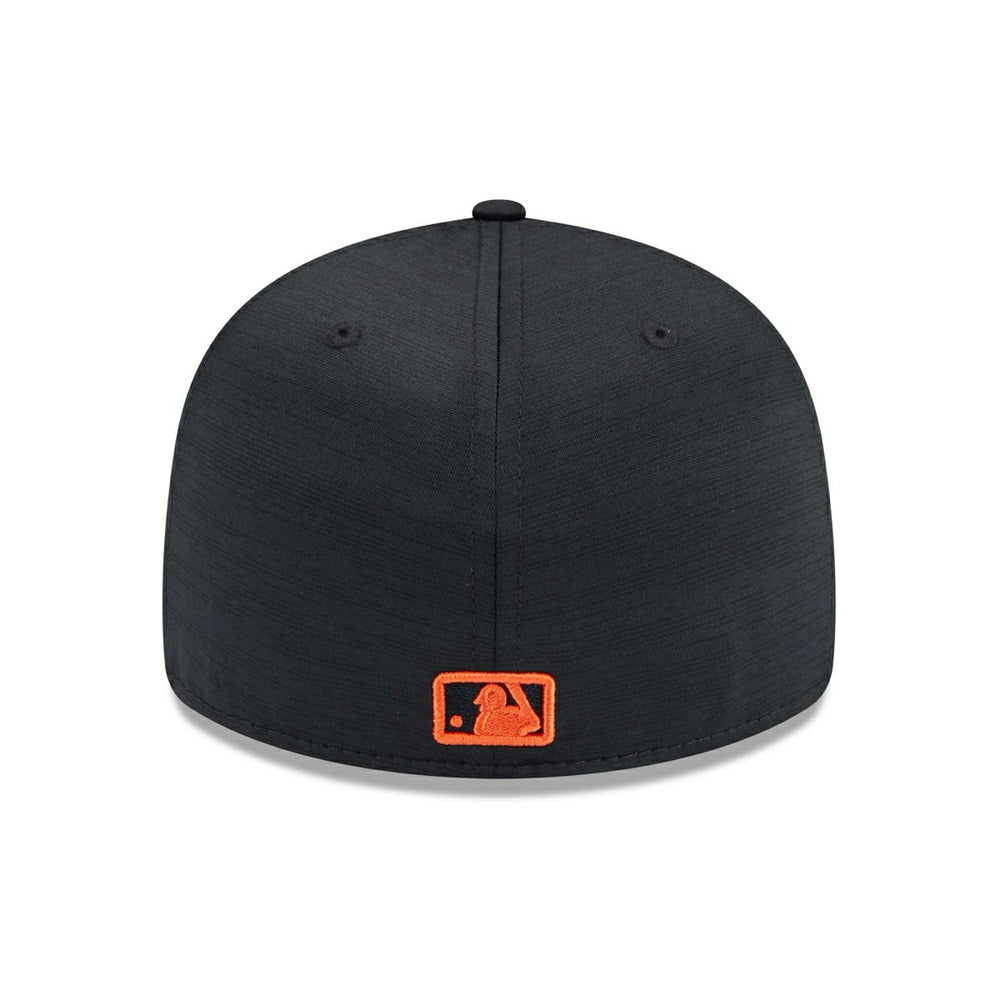 Baltimore Orioles 2024 MLB Clubhouse New Era Low Profile 59FIFTY Fitted Cap Black Lifestyle