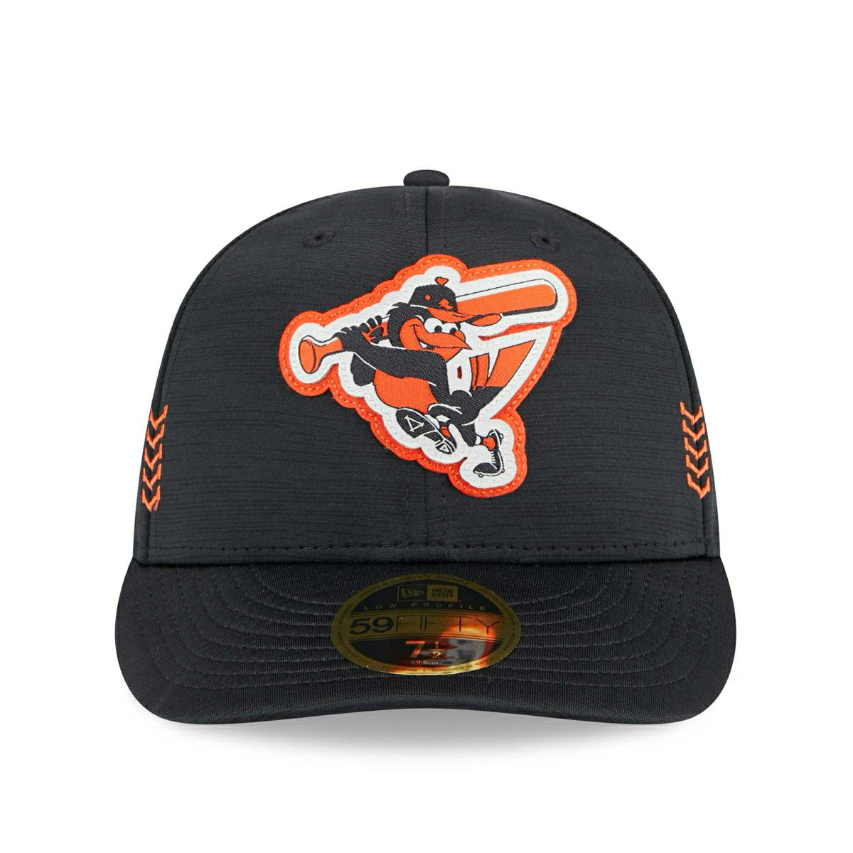 Baltimore Orioles 2024 MLB Clubhouse New Era Low Profile 59FIFTY Fitted Cap Black Lifestyle