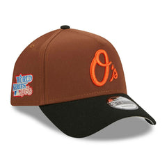 Baltimore Orioles Harvest New Era A-Frame Trucker MLB Cap Brown Taass sale