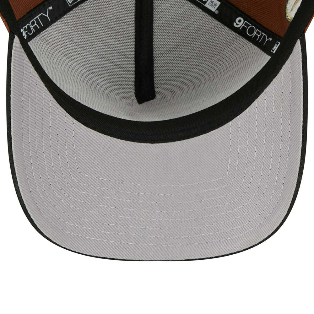Baltimore Orioles Harvest New Era A-Frame Trucker MLB Cap Brown Taass sale
