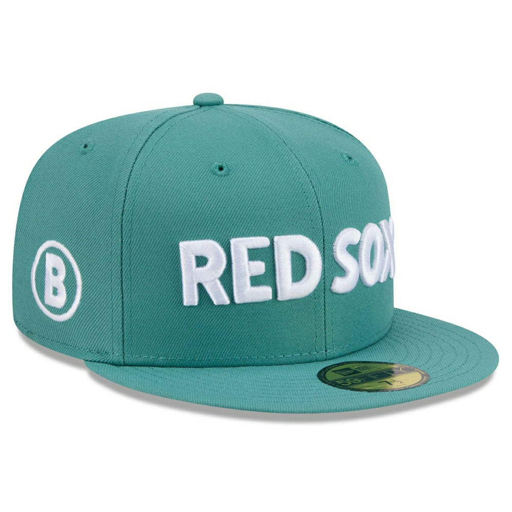 Boston Red Sox MLB City Connect Fan Pack 59FIFTY Fitted Cap Green Taass sale