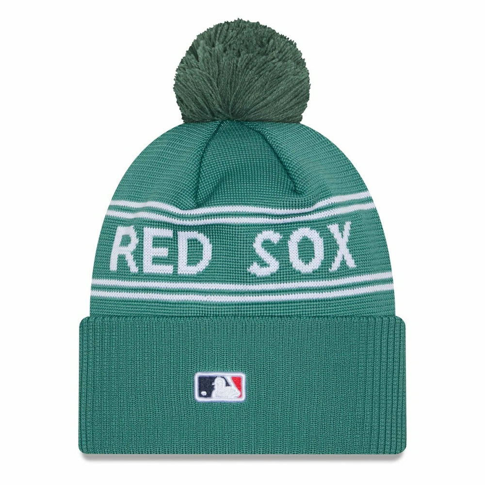 Boston Red Sox Authentic City Connect New Era MLB Knit Hat Green Taass US