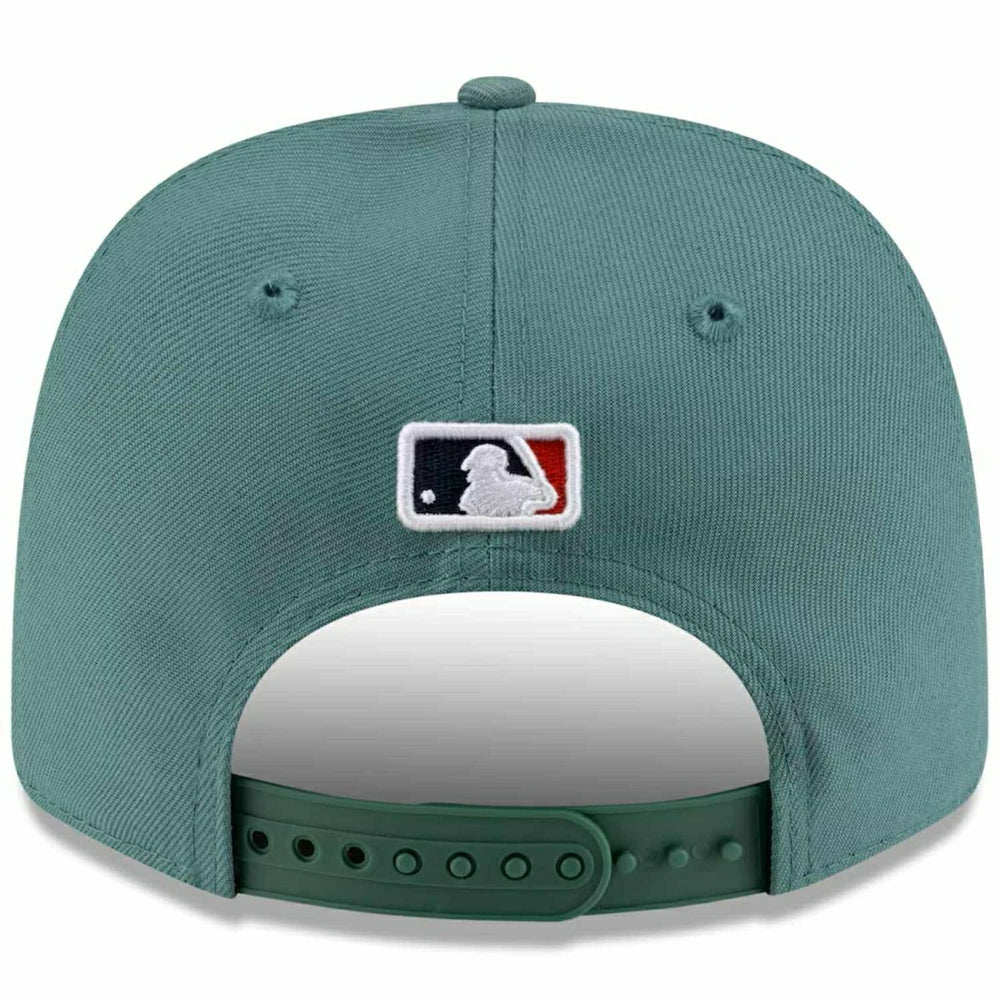 Boston Red Sox MLB City Connect Stretch-Snap 9SEVENTY Cap Green Taass US