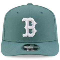 Boston Red Sox MLB City Connect Stretch-Snap 9SEVENTY Cap Green Taass US