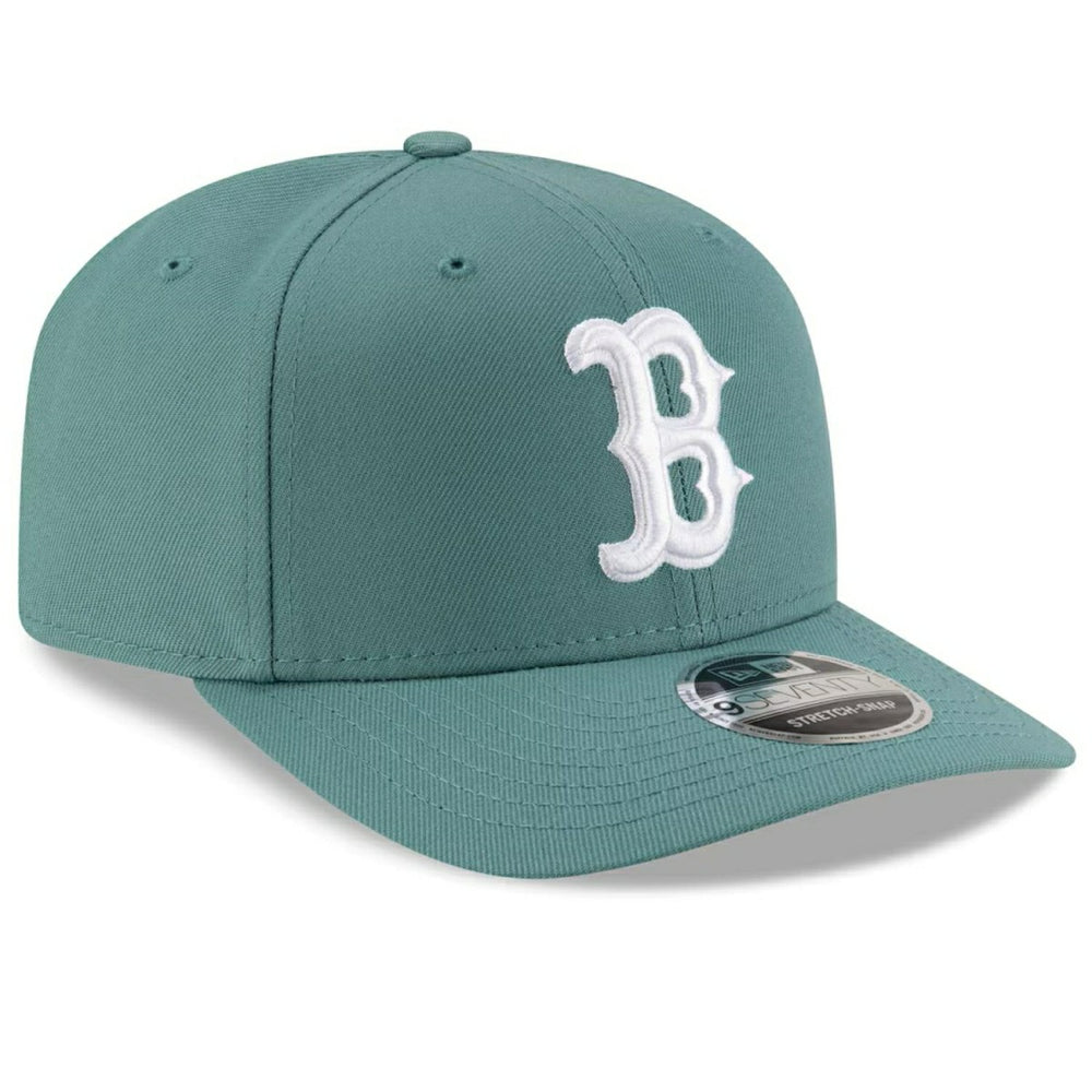 Boston Red Sox MLB City Connect Stretch-Snap 9SEVENTY Cap Green Taass US