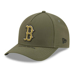 Boston Red Sox 2026 MLB Armed Forces 9FORTY M-Crown A-Frame Adjustable Cap Olive Classic