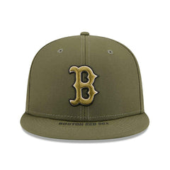 Boston Red Sox 2026 MLB Armed Forces Authentic 59FIFTY Fitted Cap Olive Fashion