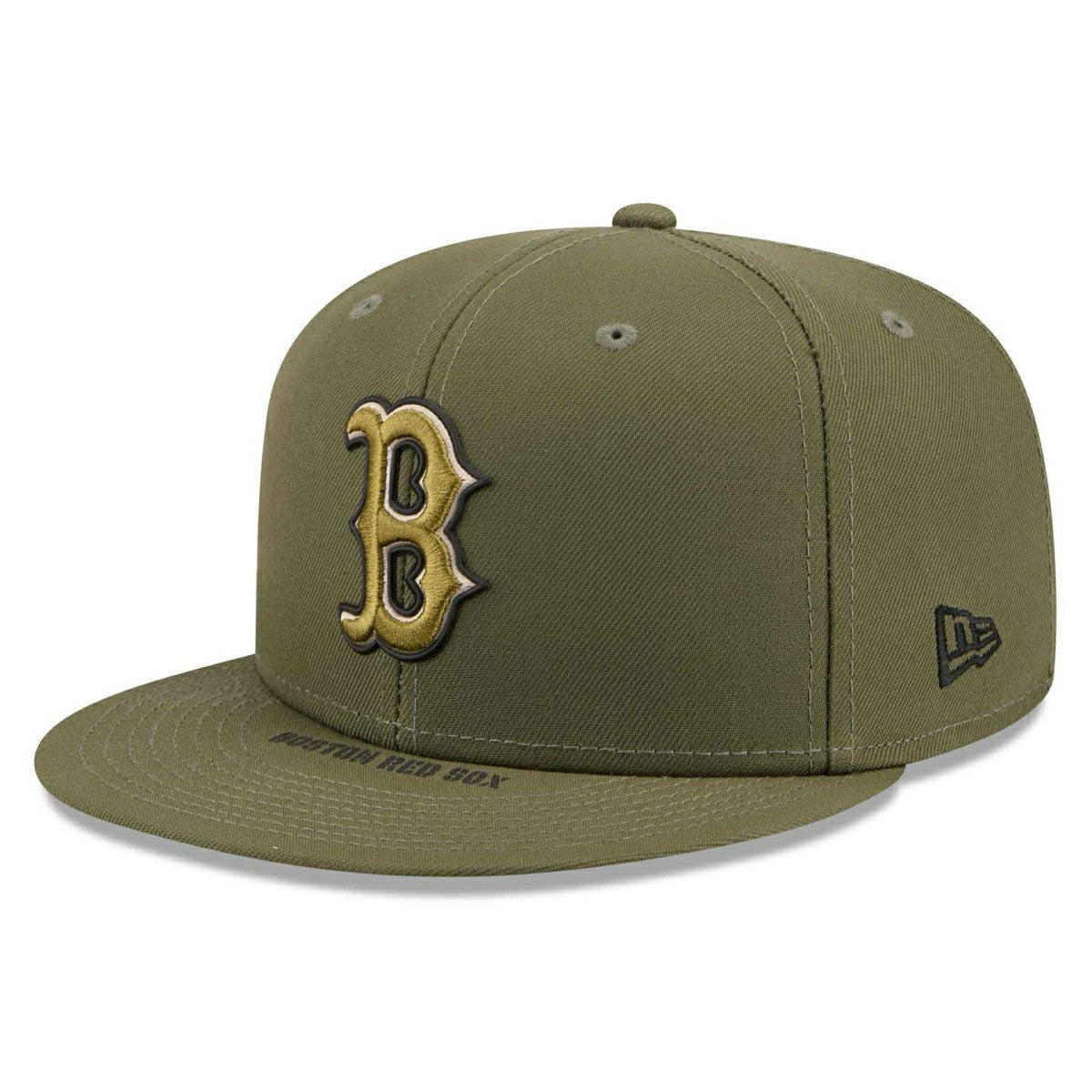 Boston Red Sox 2026 MLB Armed Forces Authentic 59FIFTY Fitted Cap Olive Fashion