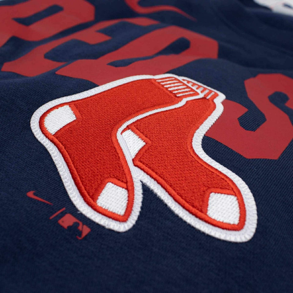 Boston Red Sox Club Fleece MLB Pullover Crew Navy Lifestyle