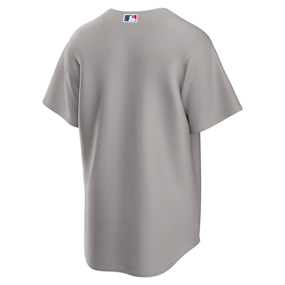 Boston Red Sox Replica MLB Road Jersey Grey Taass US