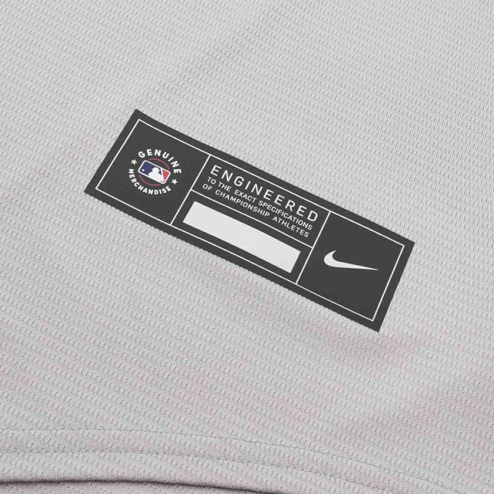 Boston Red Sox Replica MLB Road Jersey Grey Taass US