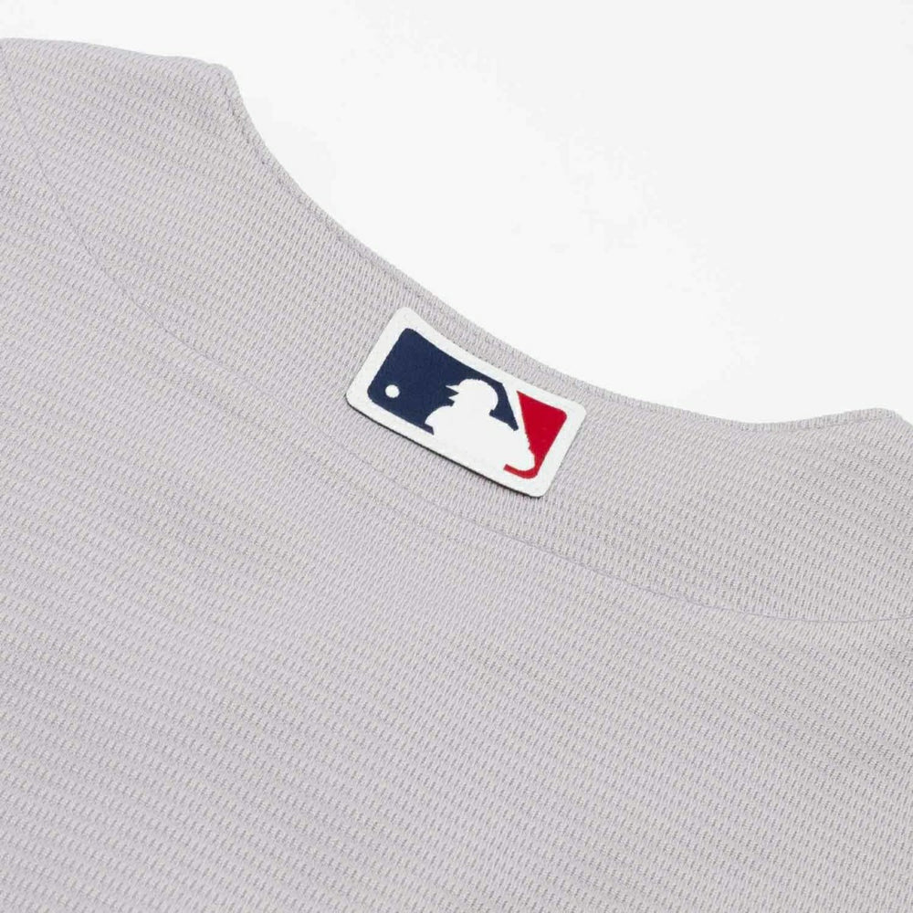 Boston Red Sox Replica MLB Road Jersey Grey Taass US
