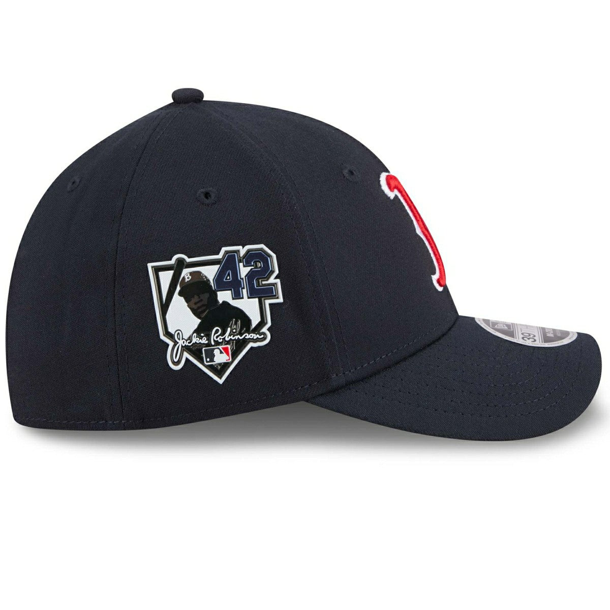 Boston Red Sox 2026 Jackie Robinson Day 39THIRTY M-Crown Flex Cap Navy Taass for sale
