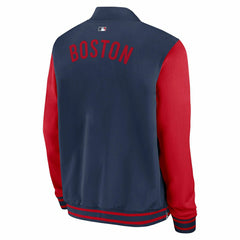 Boston Red Sox 2026 MLB Authentic Dugout Bomber Jacket Navy Taass sale