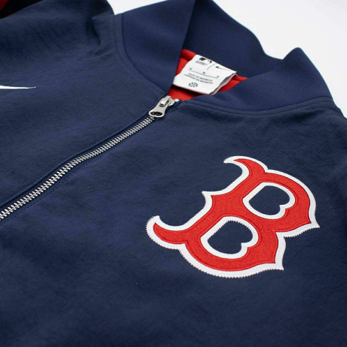 Boston Red Sox 2026 MLB Authentic Dugout Bomber Jacket Navy Taass sale