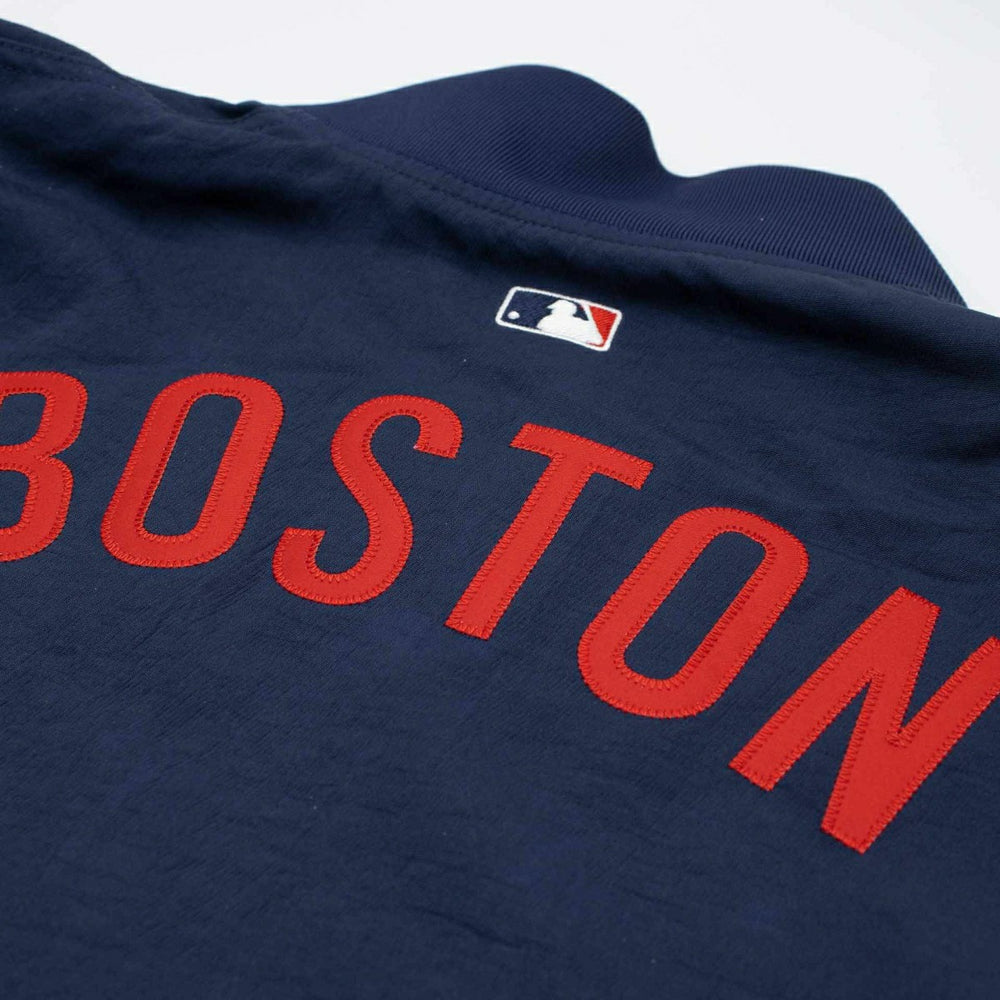 Boston Red Sox 2026 MLB Authentic Dugout Bomber Jacket Navy Taass sale