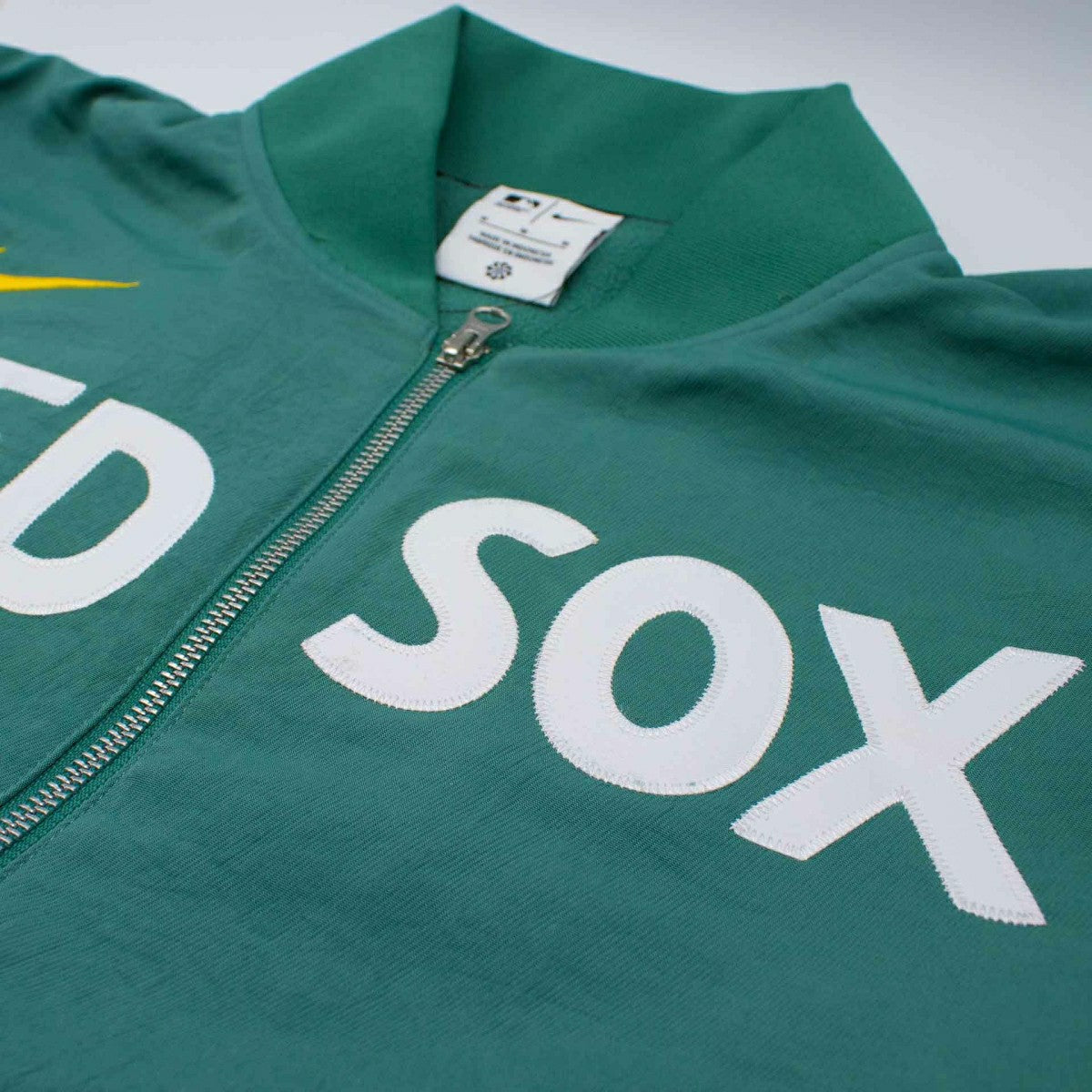 Boston Red Sox City Connect 2026 MLB Authentic Dugout Bomber Jacket Green Taass for sale