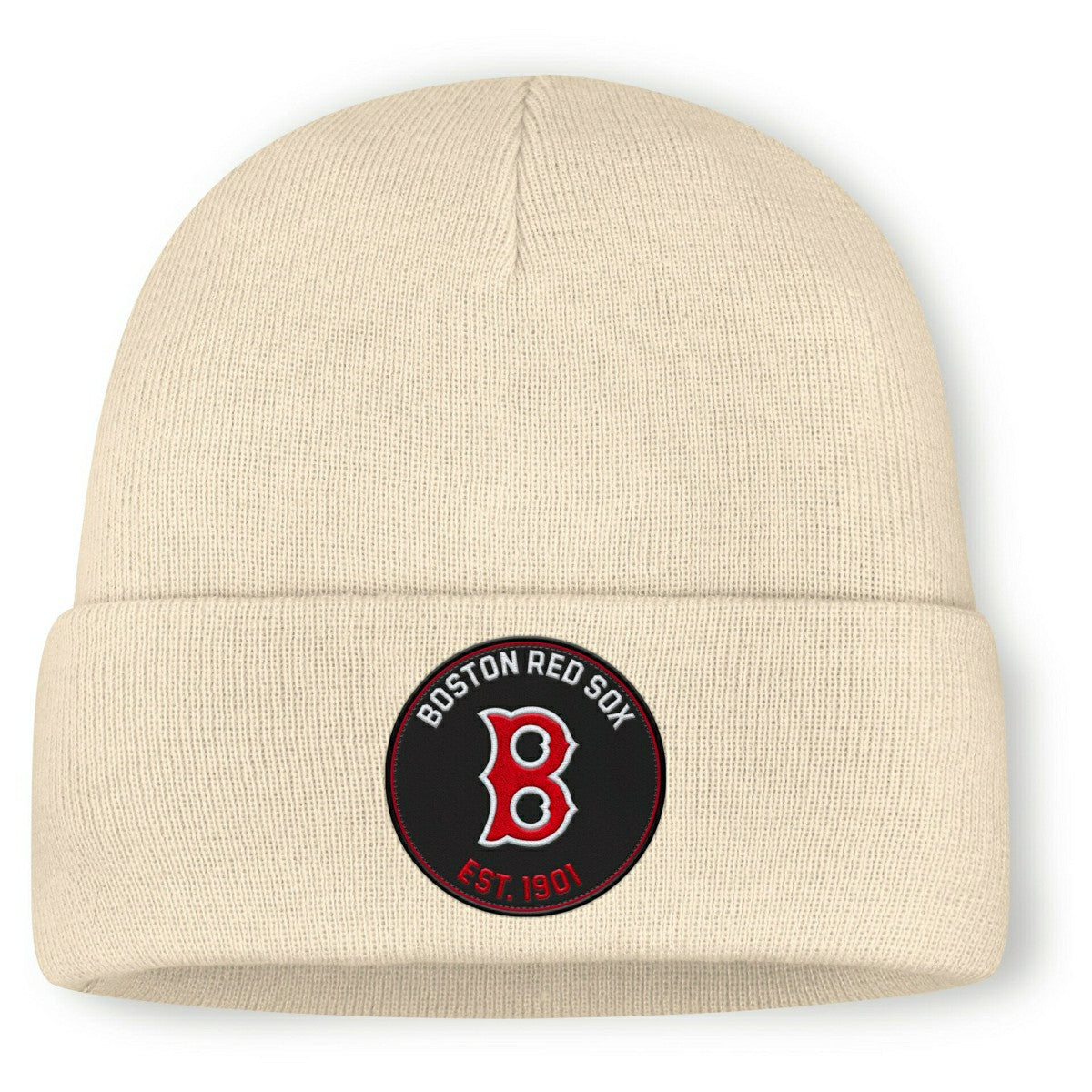 Boston Red Sox Cooperstown MLB Beanie Knit Natural Taass sale