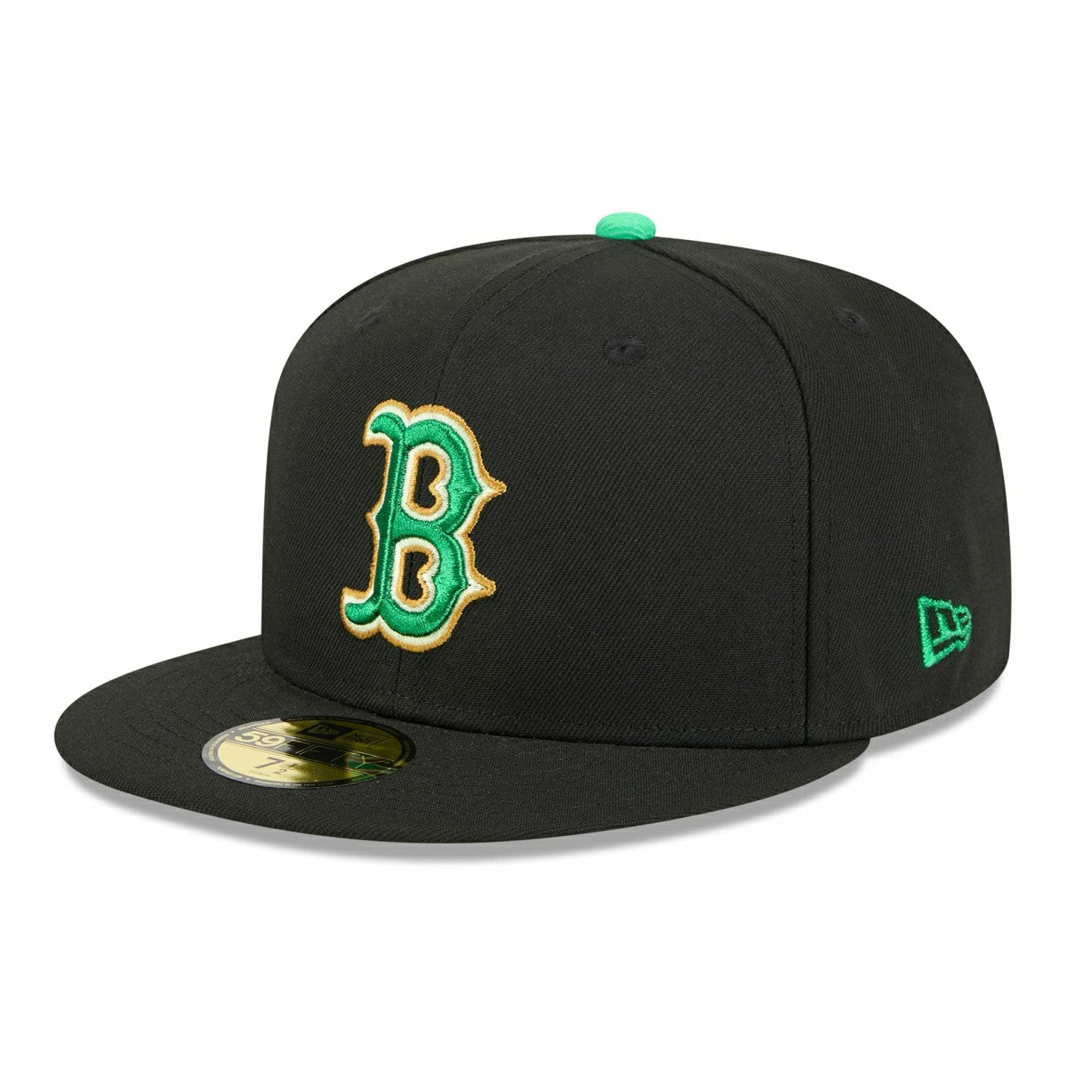 Boston Red Sox 2026 St. Patrick's Day MLB Authentic 59FIFTY Cap Black Taass US