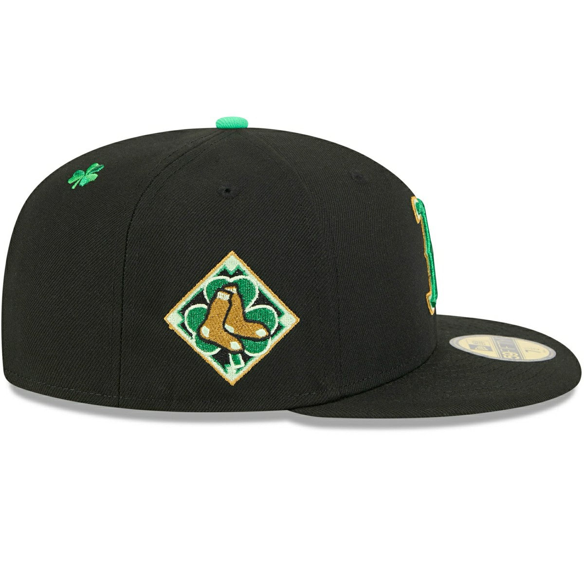 Boston Red Sox 2026 St. Patrick's Day MLB Authentic 59FIFTY Cap Black Taass US