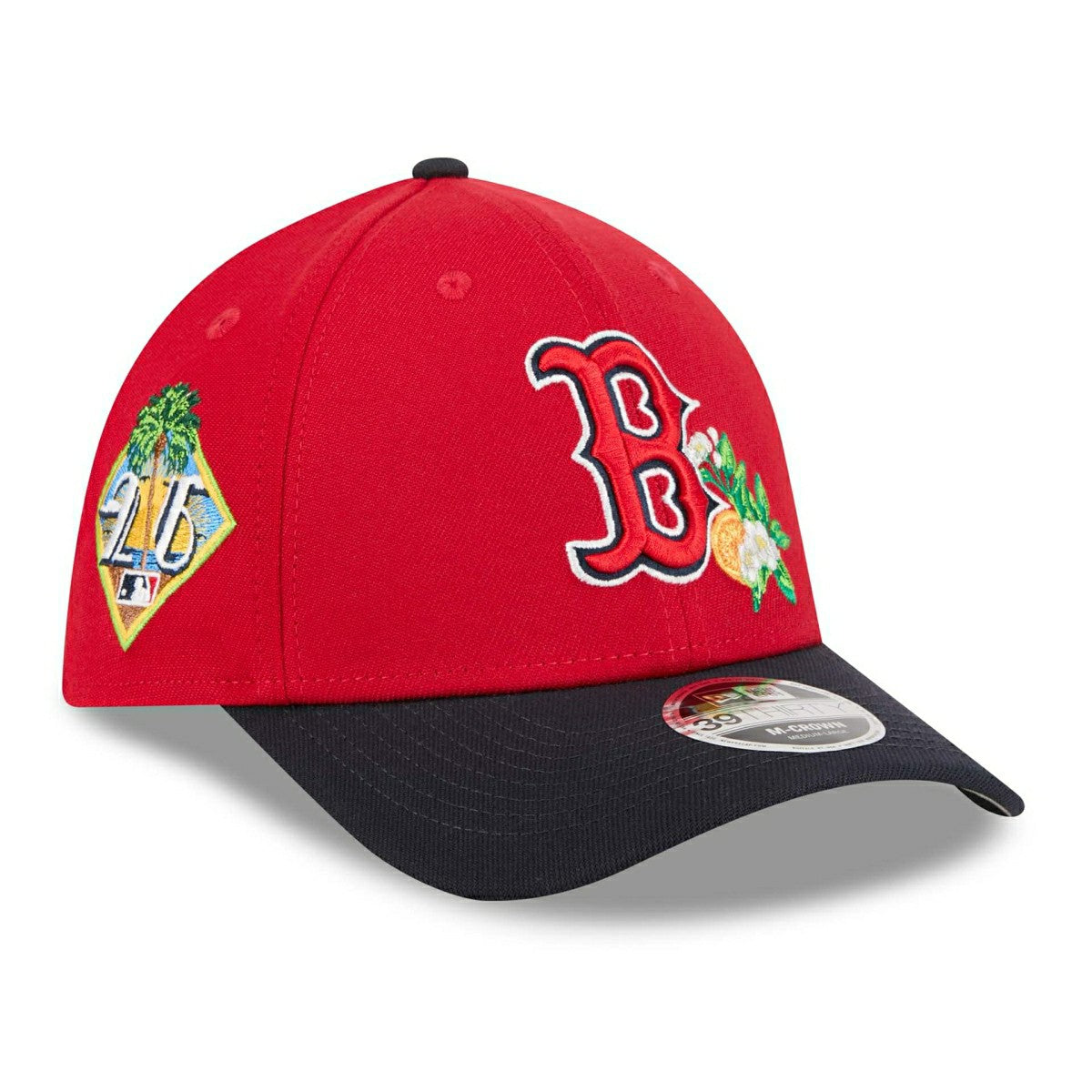 Boston Red Sox 2026 MLB Spring Training 39THIRTY M-Crown Flex Cap Red Fashion