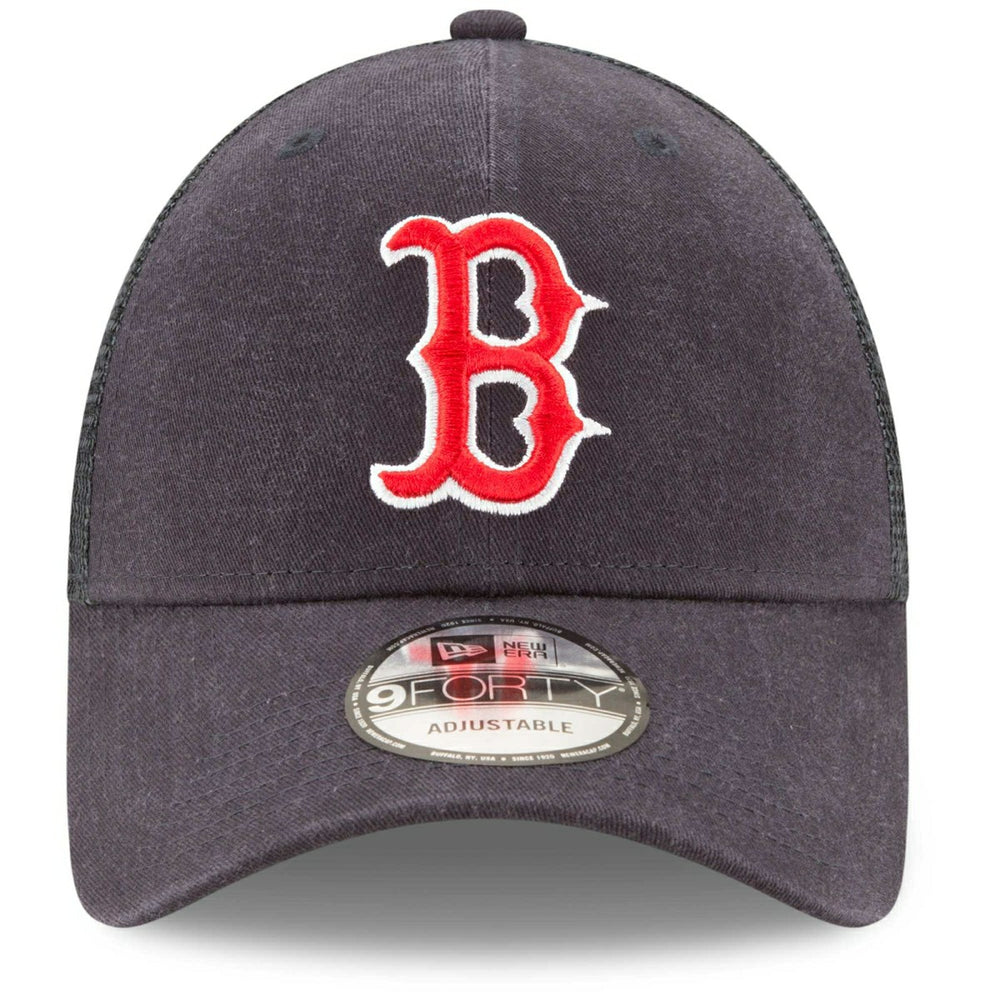 Boston Red Sox Basic New Era 9FORTY Trucker MLB Cap Taass for sale