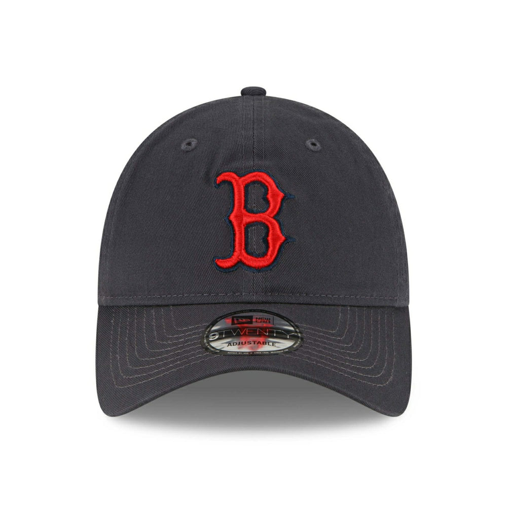 Boston Red Sox Core Classic New Era 9TWENTY Adjustable MLB Cap Gray Lifestyle