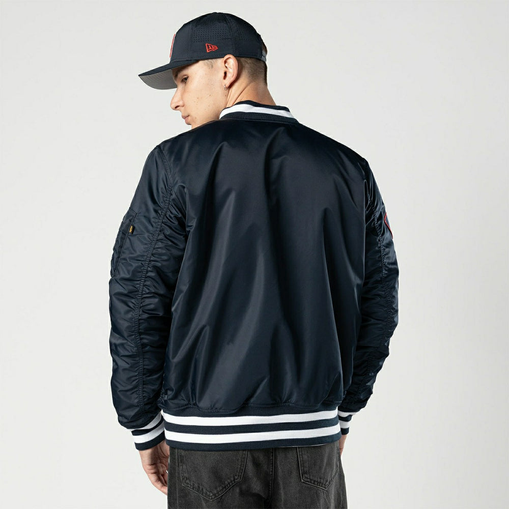 Boston Red Sox Alpha Industries MA-1 MLB Bomber Jacket Navy Taass US