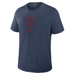 Boston Red Sox Early Work 2025 MLB Authentic Nike Tri-Blend T-Shirt Navy Taass for sale