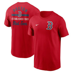 Boston Red Sox 2-Hit Nike Cotton T-Shirt Red Fashion
