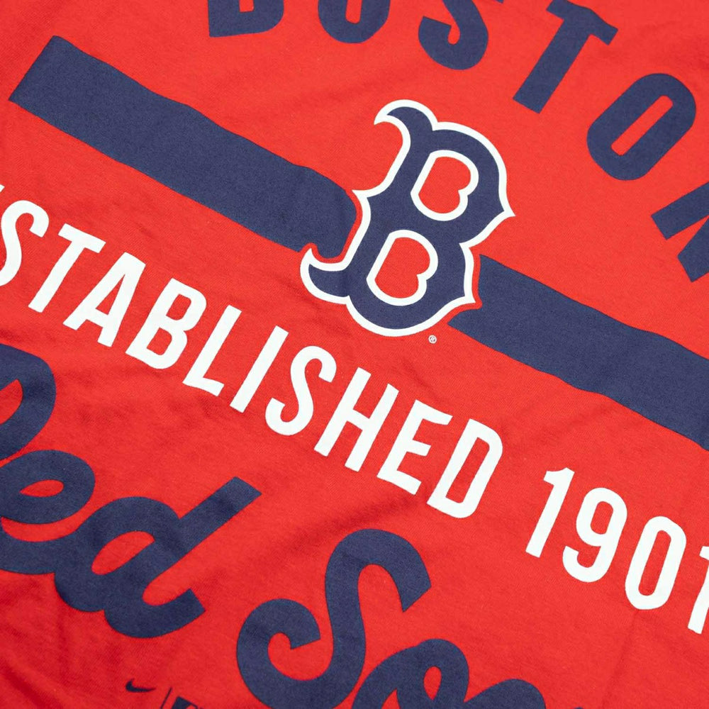 Boston Red Sox 2-Hit Nike Cotton T-Shirt Red Fashion