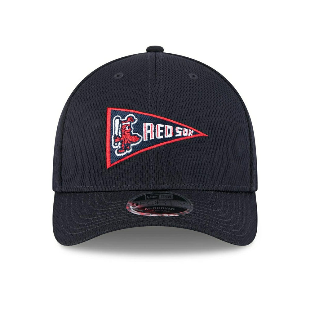 Boston Red Sox 2025 MLB Clubhouse 9FORTY M-Crown Snapback Cap Navy Classic