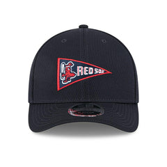 Boston Red Sox 2025 MLB Clubhouse 9FORTY M-Crown Snapback Cap Navy Classic