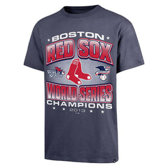 Boston Red Sox 2013 World Series '47 Drop Shoulder MLB T-Shirt Navy Taass for sale