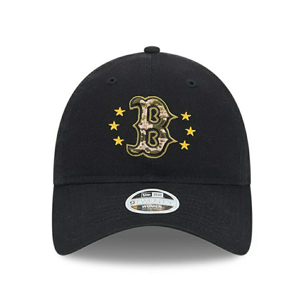 Boston Red Sox 2024 MLB Armed Forces New Era Women's 9TWENTY Cap Black Classic