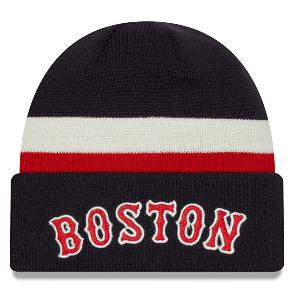 Boston Red Sox Retro New Era MLB Beanie Knit Taass US