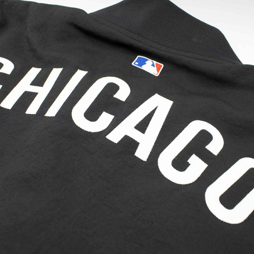 Chicago Cubs 2026 MLB Authentic Dugout Bomber Jacket Black Taass US