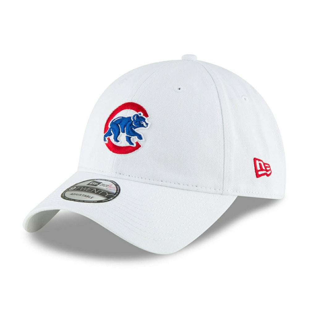 Chicago Cubs Bear Logo Classic 9TWENTY Adjustable MLB Cap White Taass for sale