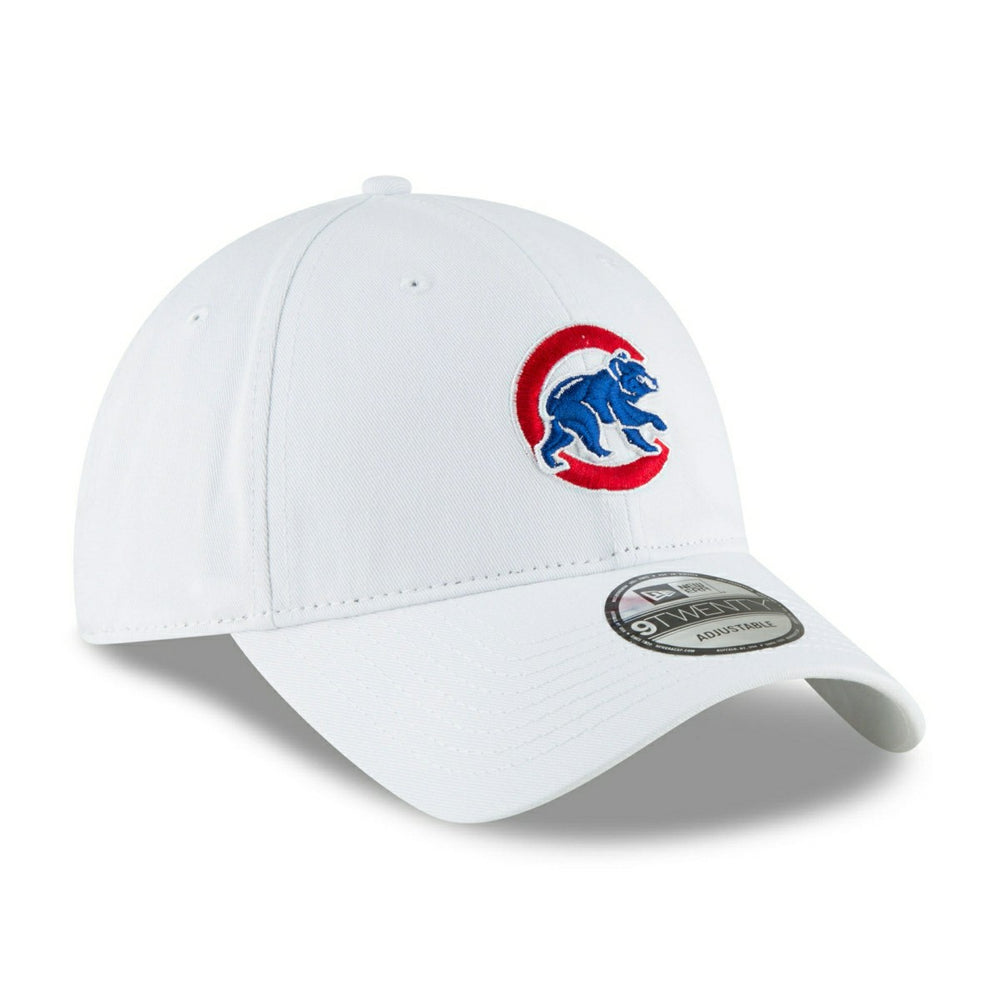 Chicago Cubs Bear Logo Classic 9TWENTY Adjustable MLB Cap White Taass for sale