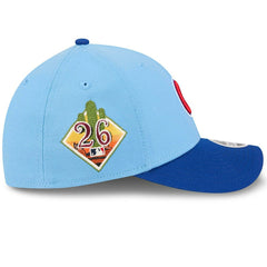 Chicago Cubs 2026 MLB Spring Training 39THIRTY M-Crown Flex Cap Blue Fashion