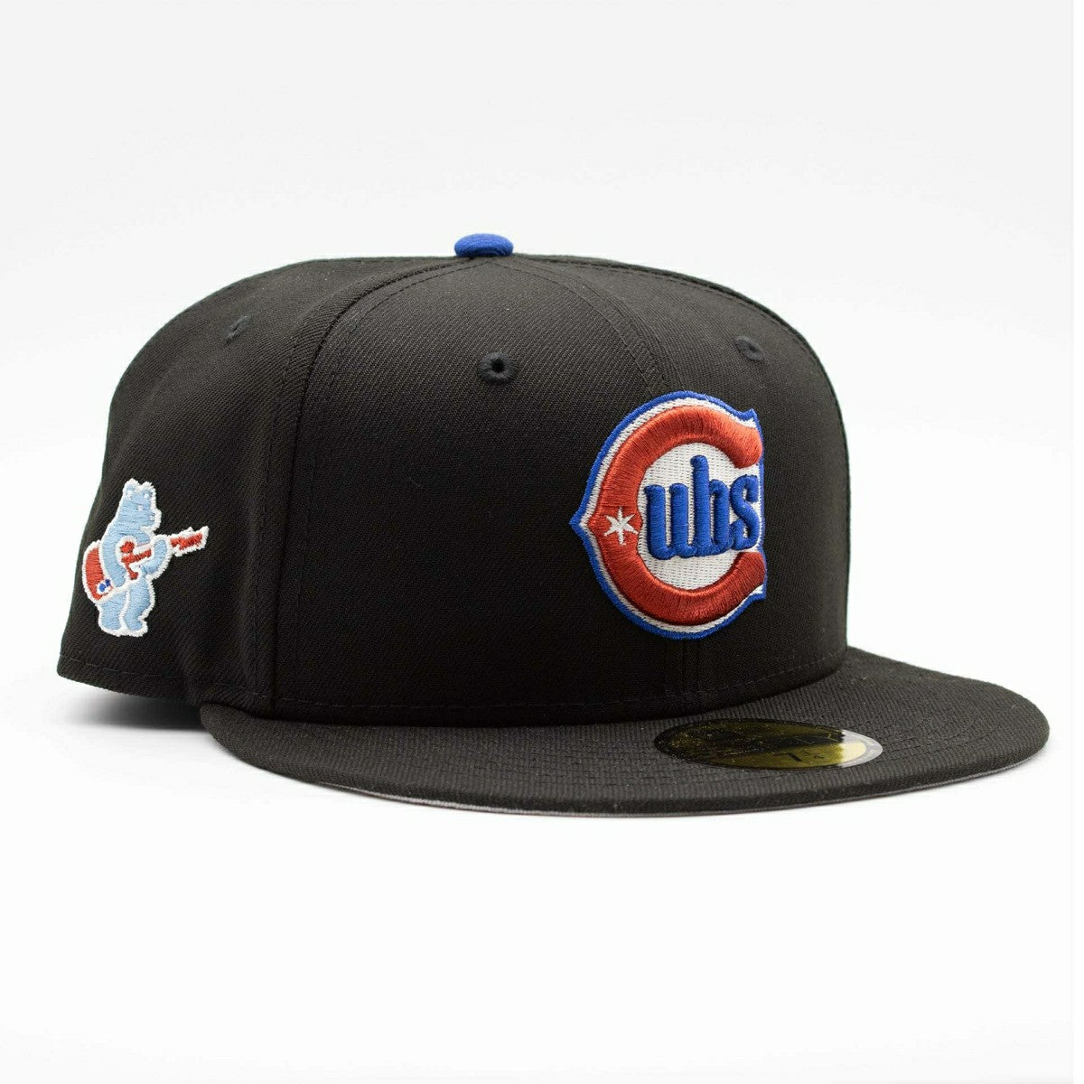Chicago Cubs Alternate Logo 59FIFTY Fitted MLB Cap Black Taass for sale