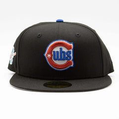 Chicago Cubs Alternate Logo 59FIFTY Fitted MLB Cap Black Taass for sale