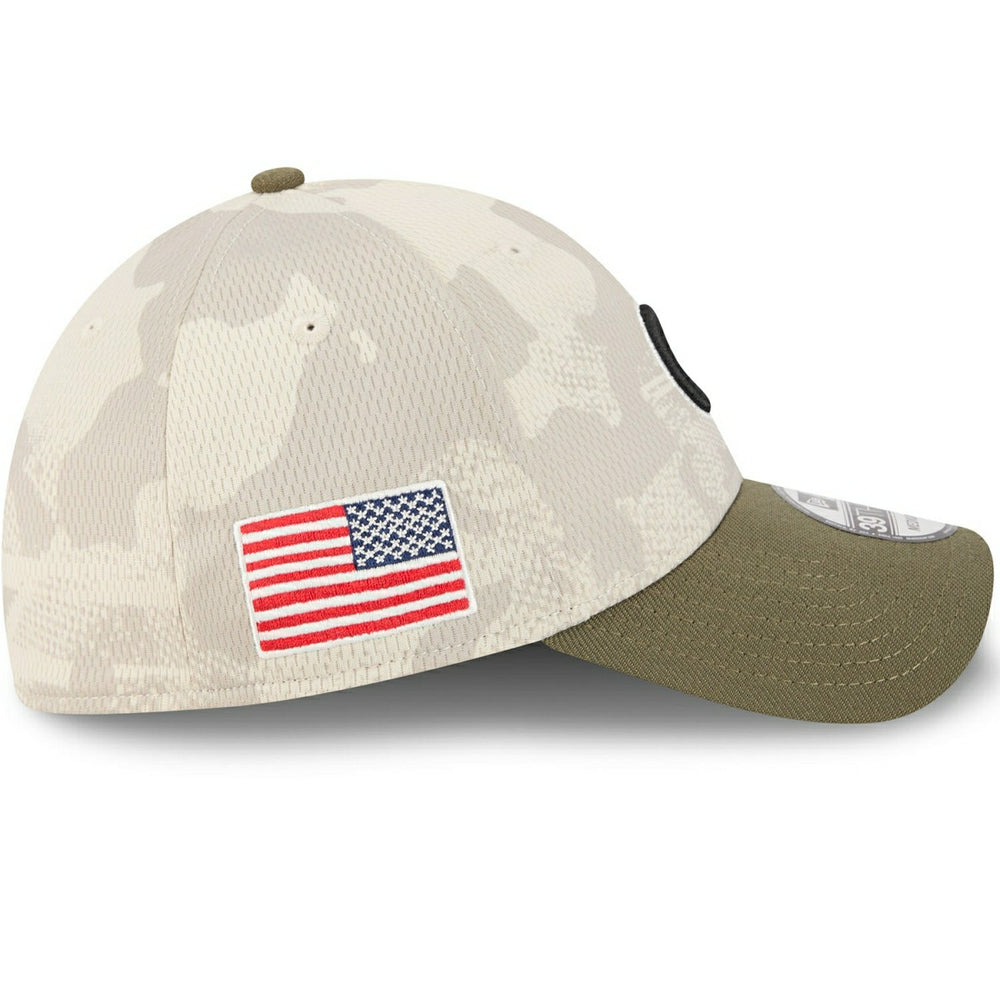 Chicago Cubs 2025 MLB Armed Forces New Era 39THIRTY Flex Cap Taass US