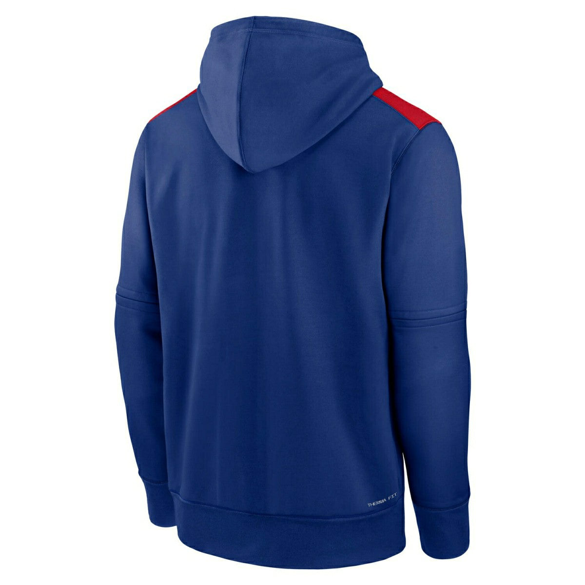 Chicago Cubs 2025 MLB Authentic Performance Therma Hoodie Blue Lifestyle