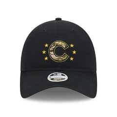 Chicago Cubs 2024 MLB Armed Forces New Era Women's 9TWENTY Cap Black Taass sale