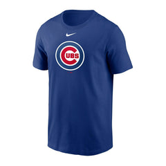 Chicago Cubs Large Logo MLB T-Shirt Blue Taass sale